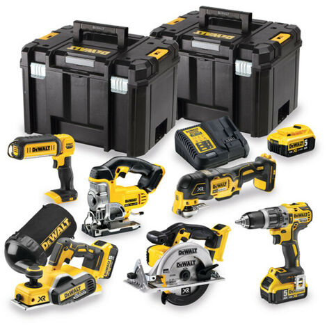 DeWalt DCK665P3T 18v Li-Ion -DCD796 DCP580 DCS331 DCS391 DCS355 DCL040- 3x 5.0Ah Batteries