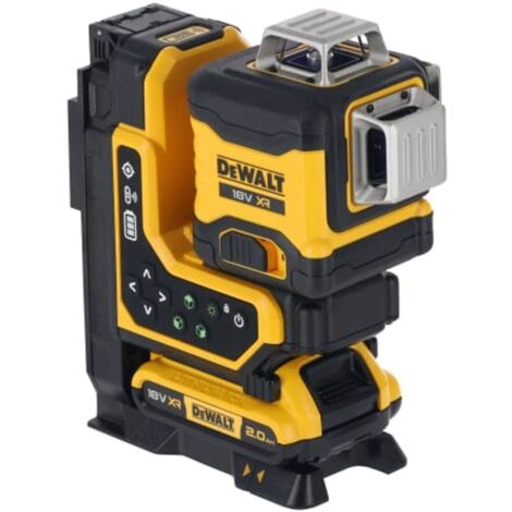 DeWalt DCLE34035D1 3x360 Remote Control Green Laser 18V 1 x 2.0Ah Li-ion