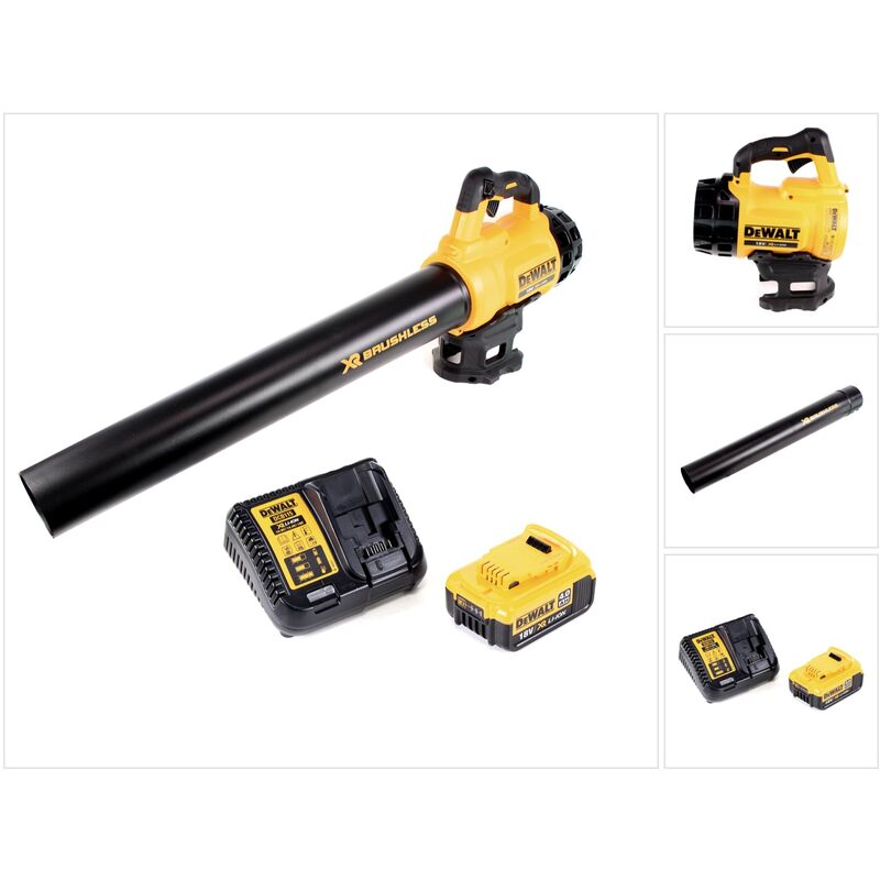 Dcm 562 M1 Souffleur sans fil 18 v Brushless + 1x batterie 4,0 Ah + chargeur - Dewalt