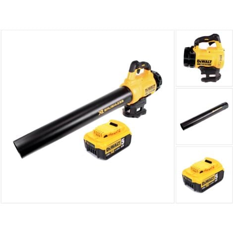 DeWalt DCM 562 N Akku Gebläse 18 V Brushless + 1x Akku 5,0 Ah - ohne Ladegerät