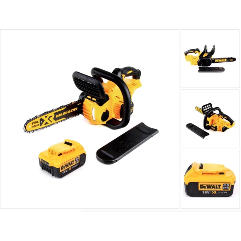 Dcm 565 n Tronçonneuse sans fil 18V + 1x Batterie 4,0 Ah, sans chargeur - Dewalt