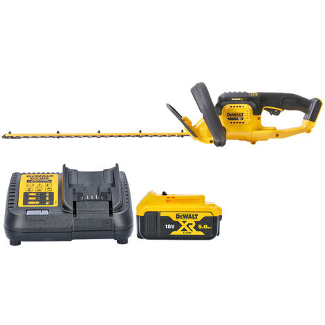 Dewalt hedge trimmer discount with battery and charger