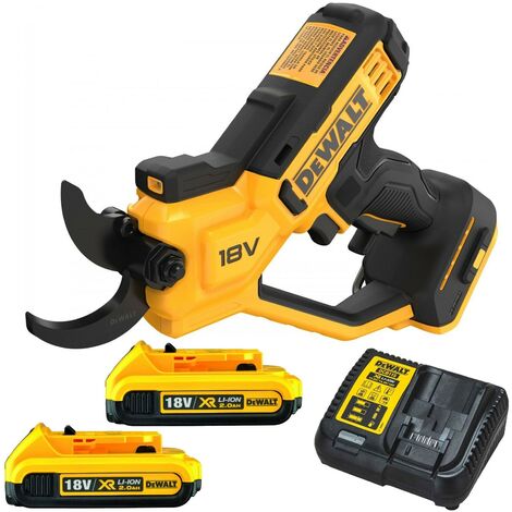Dewalt DCMPP568D2 18v Cordless Powered Pruner Garden Tree Cutter 38mm Cut 2x2ah