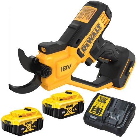 Dewalt DCMPP568P2 18v Cordless Powered Pruner Garden Tree Cutter 38mm Cut 2x5ah