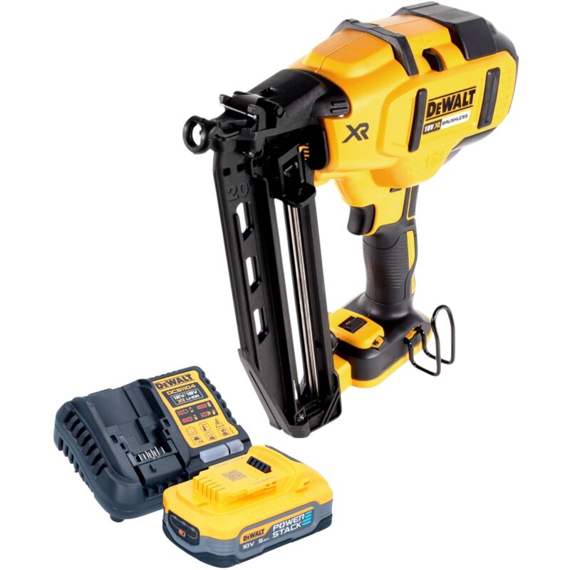 Dcn 660 H1 Cloueur sans fil 18V 32 - 63 mm Brushless + 1x batterie Powerstack 5,0 Ah + chargeur - Dewalt