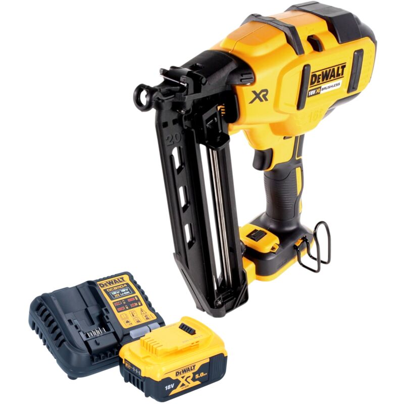 Dcn 660 P1 Cloueur sans fil 18V 32 - 63 mm Brushless + 1x batterie 5,0 Ah + chargeur - Dewalt