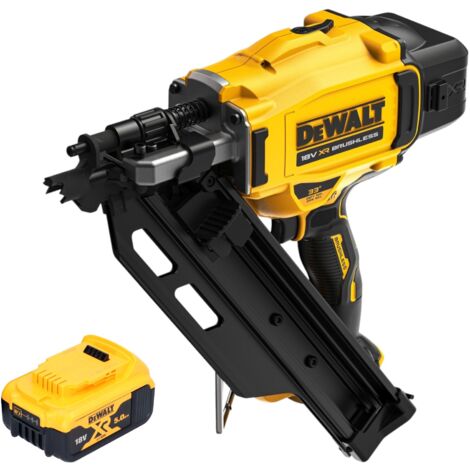 DeWalt DCN 930 N Akku Nagler 18 V 50 - 90 mm Brushless + 1x Akku 5,0 Ah - ohne Ladegerät