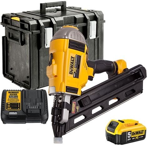 Dewalt DCN692 18V Brushless Framing Nailer 90mm with 1 x 5.0Ah Battery & Charger in Toughsystem Box without Tray
