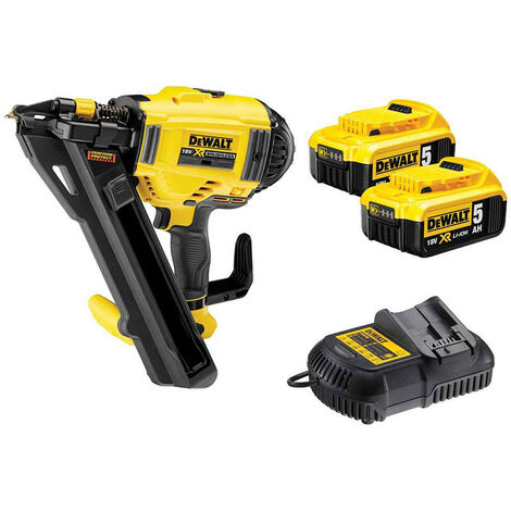 DeWalt DCN694P2-GB 18V XR Li-Ion Positive Placement Nailer 2 x 5.0ah
