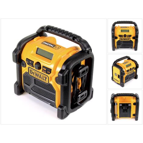 DeWalt DCR 020 DAB+ XR Li-Ion Radio de chantier à Batterie ou Secteur
