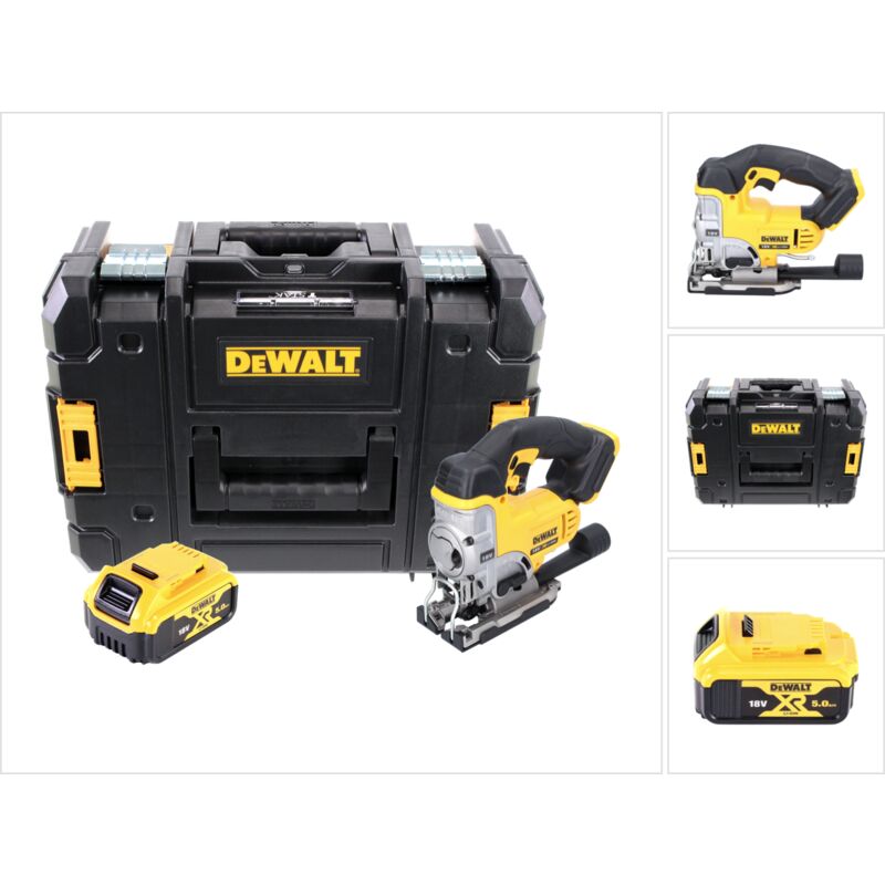 

Dewalt - DCS 331 Sierra de calar a batería XR 18V en maletín TSTAK + 1x Batería DCB 184 5,0 Ah - Sin cargador incluido