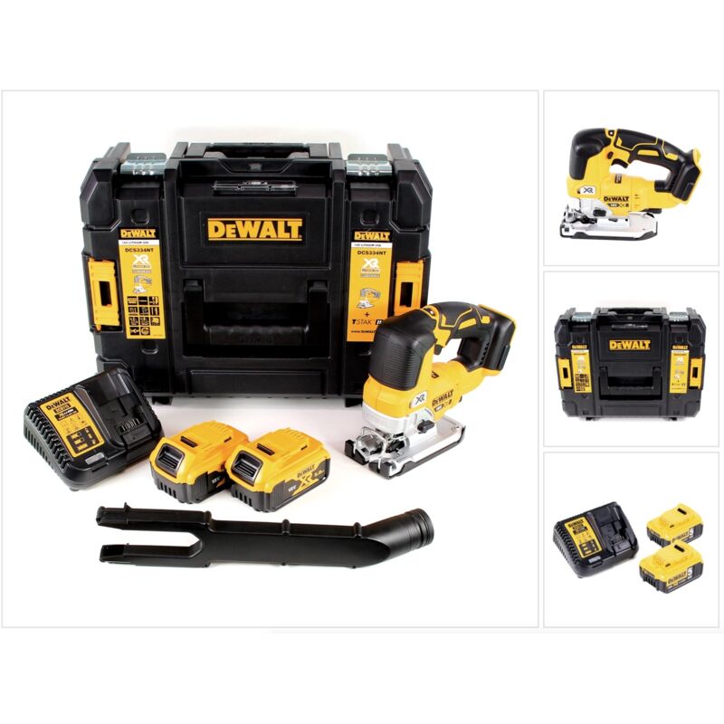 DCS334P2 Scie sauteuse 18V xr bl (2x5,0 Ah) en coffret tstak - Dewalt