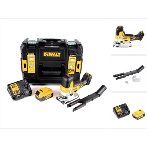 DeWalt DCS 335 P1 Akku Stichsäge 18V + 1x Akku 5,0 Ah + 1x Schnellladegerät in TSTAK