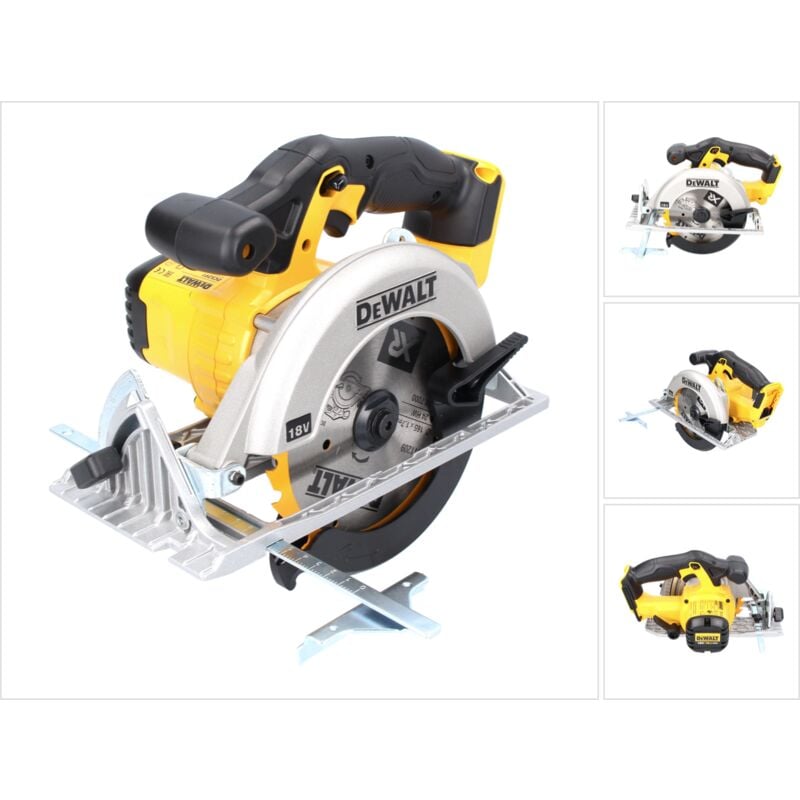 DCS391N Scie circulaire sans fil 165mm 18V + Lame de scie - sans batterie, sans chargeur - Dewalt