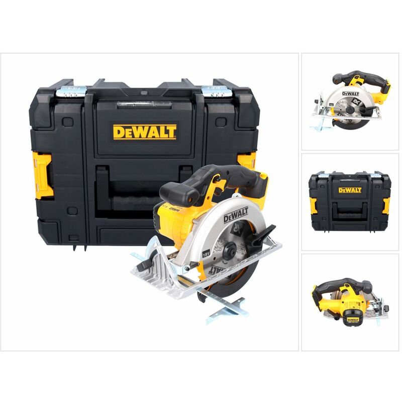 

DeWALT DCS 391 NT Sierra circular a batería 18V / 165mm + Hoja de sierra de 165 mm + Maletín de transporte TSTAK - Sin batería, sin cargador incluidos