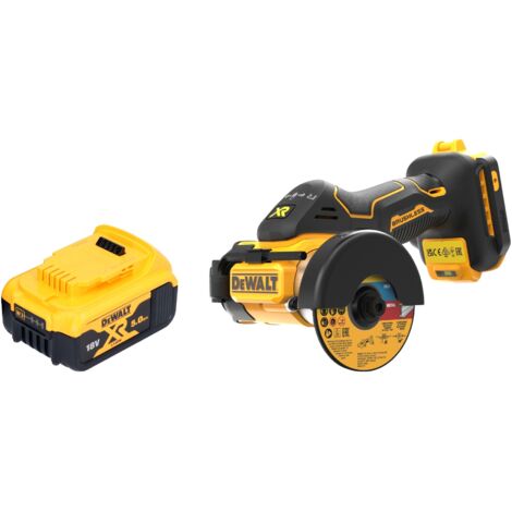 DeWalt DCS 438 N Akku Multimaterialschneider 18 V 76 mm Brushless + 1x Akku 5,0 Ah - ohne Ladegerät