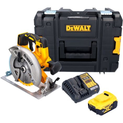 DeWalt DCS 570 P1T Akku Handkreissäge 18 V 184 mm Brushless + 1x Akku 5,0 Ah + Ladegerät + TSTAK