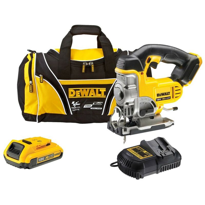 Dewalt - DCS331D1 18v xr Cordless Jigsaw DCS331 + 1 x 2.0ah, Charger + Bag