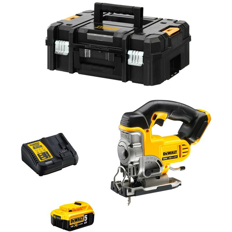 

Sierra de Calar DeWALT DCS331P1 (1 x 5,0 Ah + DCB115 + TSTAK II)