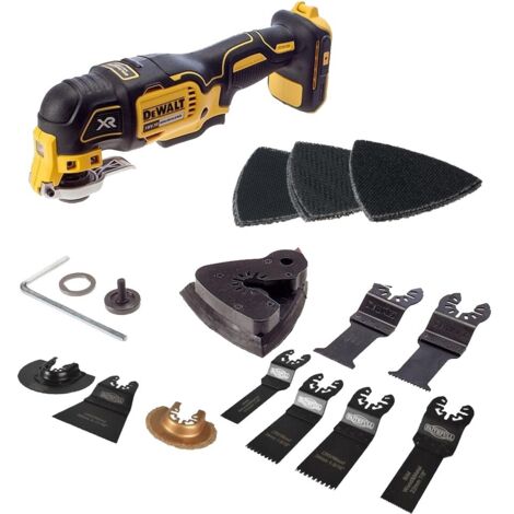 Dewalt DCS355N 18v XR Brushless Oscillating Multi Tool Bare + 36 Accessories