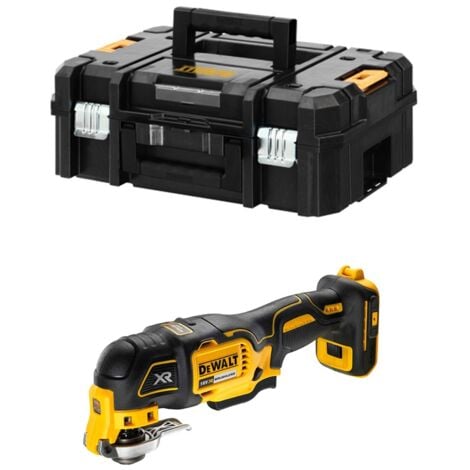 DeWalt DCS355NT - Outil multifonctions Li-Ion 18V (machine seule) + set d'accessoires (35pcs) dans TSTAK - moteur brushless