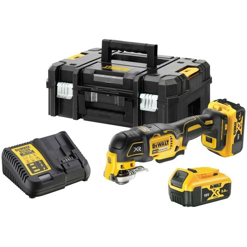 

DCS356P2-QW - Multi-herramienta Oscilante sin escobillas XR 18V con 2 baterías Li-Ion 5.0Ah - Dewalt