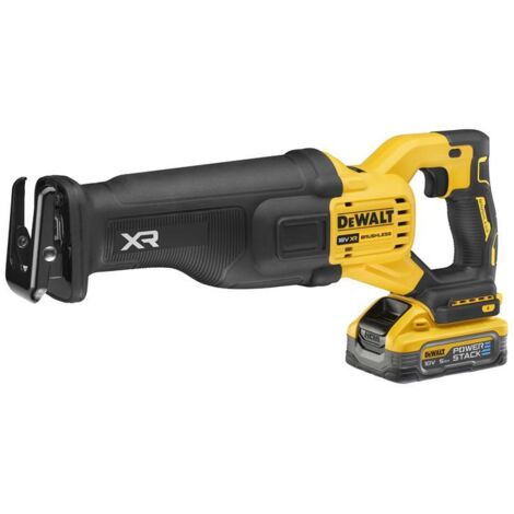 Dewalt DCS386H2T 18v XR Brushless Reciprocating Saw Kit - 2 x 5.0ah Powerstack Batteries