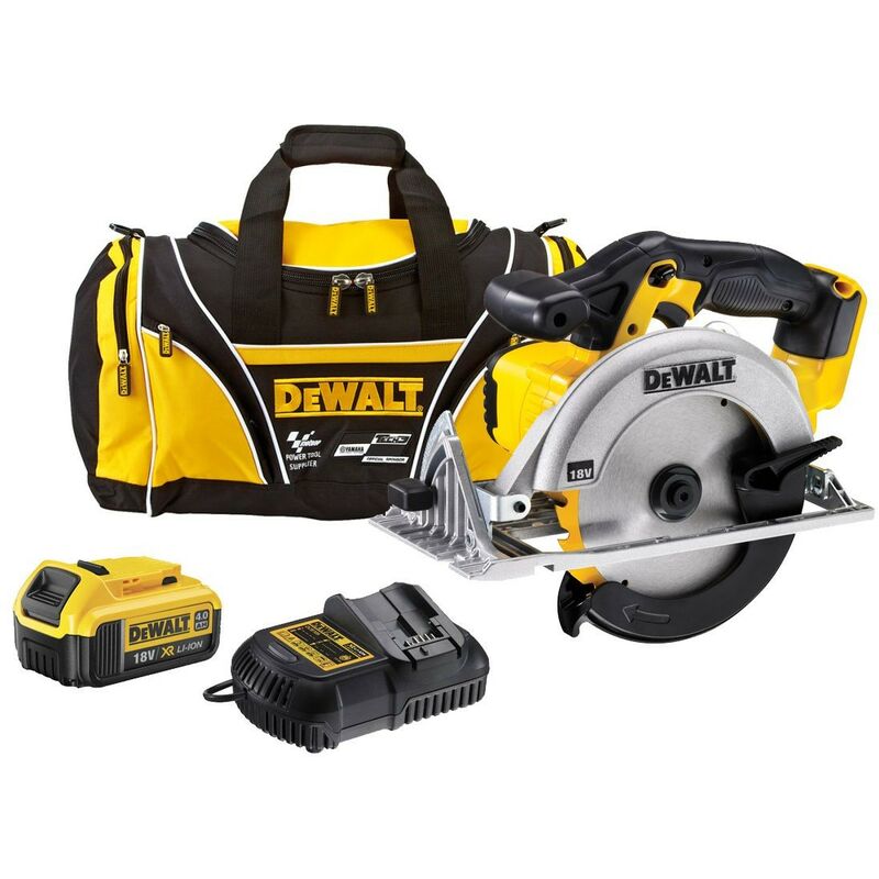 DCS391M2 18v Heavy Duty xr Circular Saw + 2 x 4.0ah Batts, Charger + Bag - Dewalt