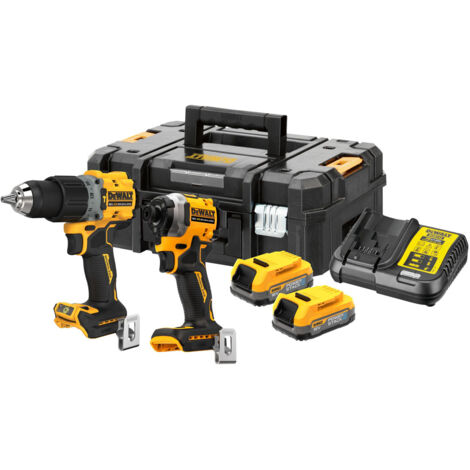 DeWALT DCS438E2T-GB 18V XR Brushless 76mm Cut Off Saw With 2x Compact Powerstack Batteries