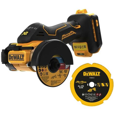 DeWALT DCS438N 18v XR Brushless 76mm Cut Off Tool (Body Only)
