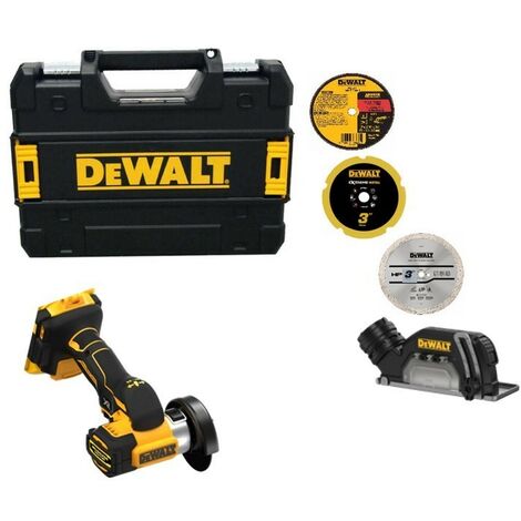 Dewalt DCS438NT 18v XR Brushless Cut Off Circular Saw 76mm Tstak + Guard + Discs