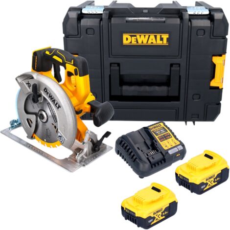 DeWALT DCS570P2 Akku Handkreissäge 184 mm bürstenlos kabellos 18V 5Ah 2x Akkus