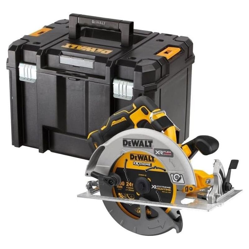 Scie circulaire 18V/54V XR FlexVolt ADVANTAGE Ø190 mm - DEWALT - sans batterie, ni chargeur - TSTAK - DCS573NT-XJ