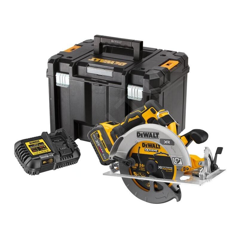 Scie Circulaire Dewalt DCS573T1 (1 x 54V/18V 6,0 Ah DCB116 tstak vi)