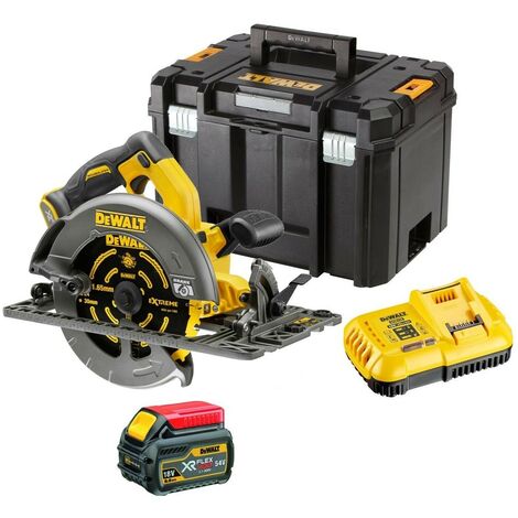Dewalt DCS576T1 54v XR Flexvolt Circular Saw 190mm Track Plunge Rail Base - 6ah