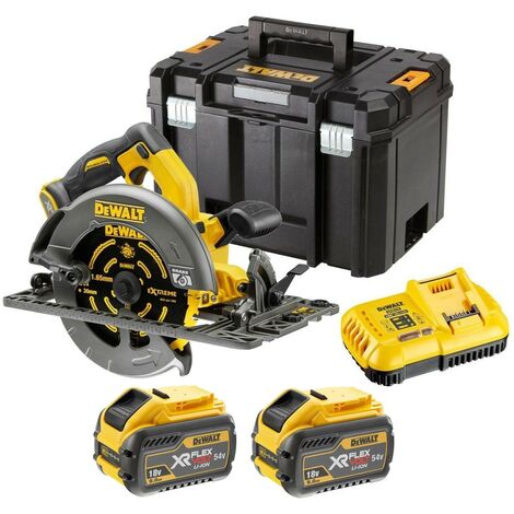 Dewalt DCS576X2 54v XR Flexvolt Circular Saw 190mm Track Plunge Rail Base - 9ah