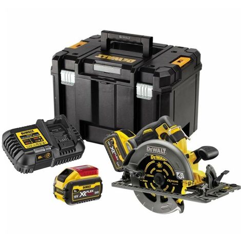 DeWalt DCS579X2 54v 190mm XR FlexVolt High Power Circular Saw 2 x 9.0Ah Battery