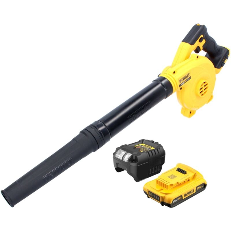 Dcv 100 D1 Souffleur / Souffleur de feuilles 18 v + 1x batterie 2,0 Ah + chargeur - Dewalt