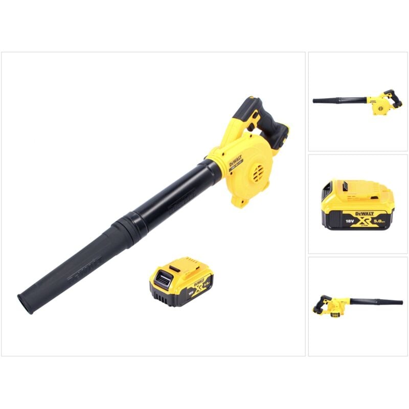 Dcv 100 n Souffleur de feuilles sans fil 18 v + 1x Batterie 5,0 Ah - sans chargeur - Dewalt