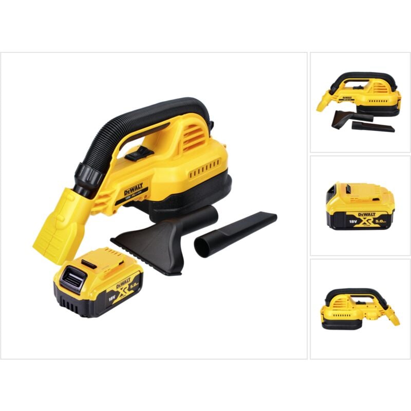 DeWalt DCV 517 Akku Handstaubsauger 18 V 1,9 L + 1x Akku 5,0 Ah - ohne Ladegerät