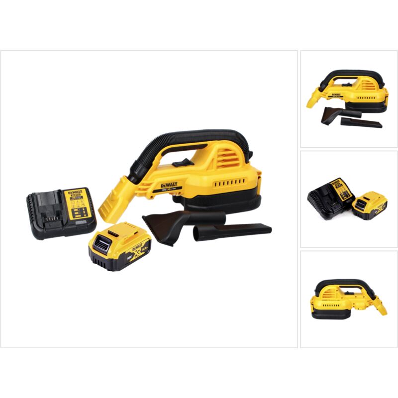 DeWalt DCV 517 P1 Akku Handstaubsauger 18 V 1,9 L + 1x Akku 5,0 Ah + Ladegerät