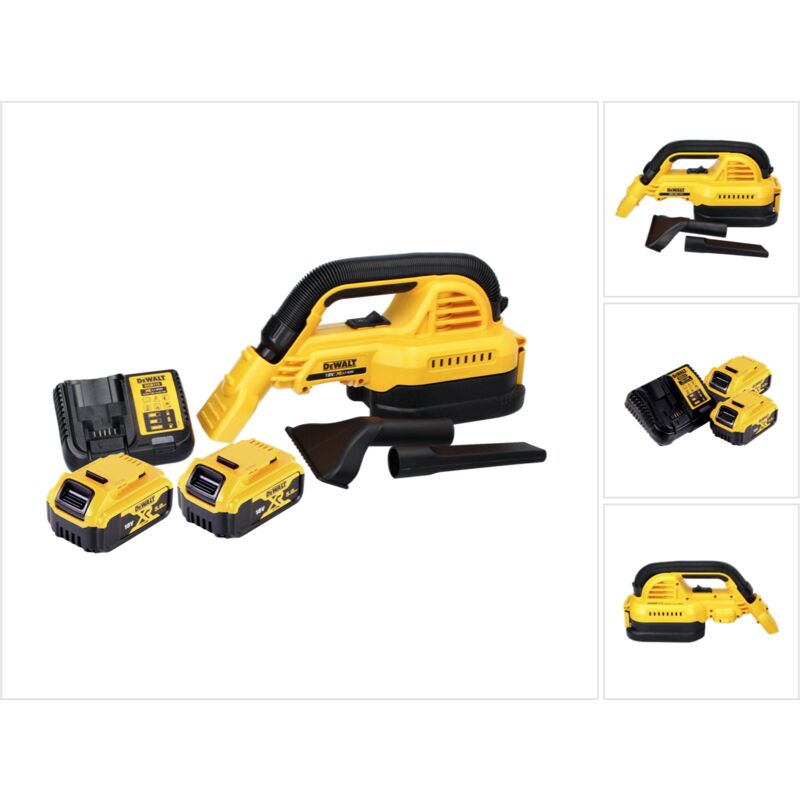 DeWalt DCV 517 P2 Akku Handstaubsauger 18 V 1,9 L + 2x Akku 5,0 Ah + Ladegerät