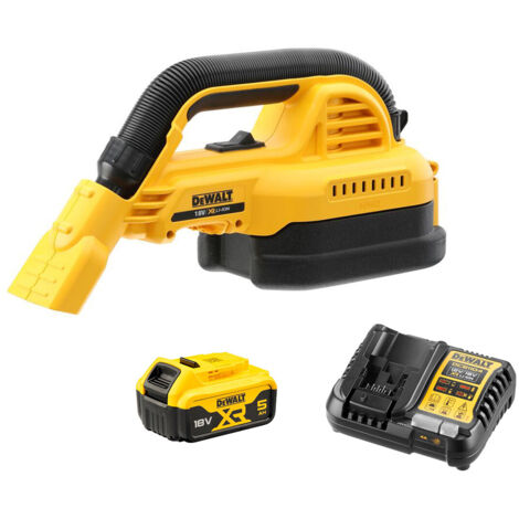 DeWalt DCV517P1 18V XR Wet and Dry Hepa Filter Vacuum 1.9L - 1x 5Ah Battery & Charger