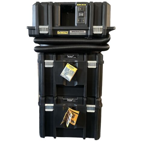 Dewalt DCV586MN-XJ Cordless XR FLexvolt Wet Dry Vacuum + 2x Deep 23L TSTAK Case