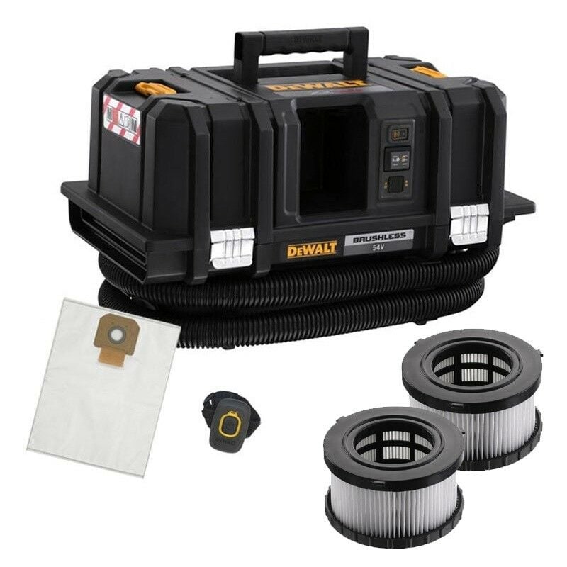 Dewalt - DCV586MN xr Flexvolt M-Class Dust Extractor Wet Dry Vacuum + Filters +Fob