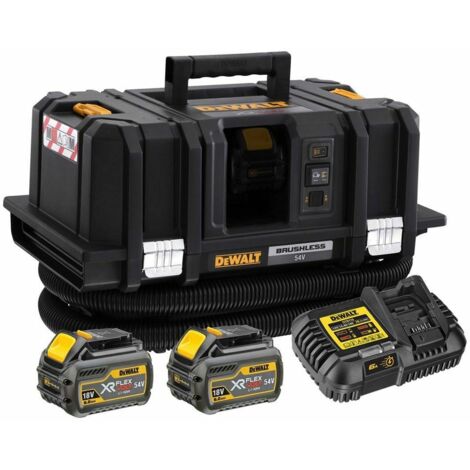DeWalt DCV586MT2 XR FlexVolt Dust Extractor 18/54V with 2 x 6.0Ah Batteries