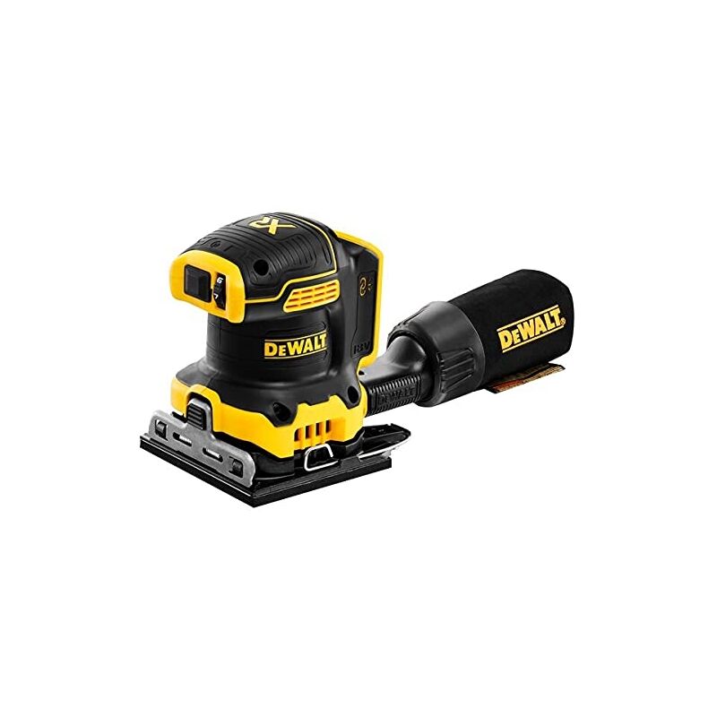 Dewalt - DCW200N-XJ Ponceuse vibrante sans fil 18 v 108x115 mm -Solo - sans batterie, sans chargeur
