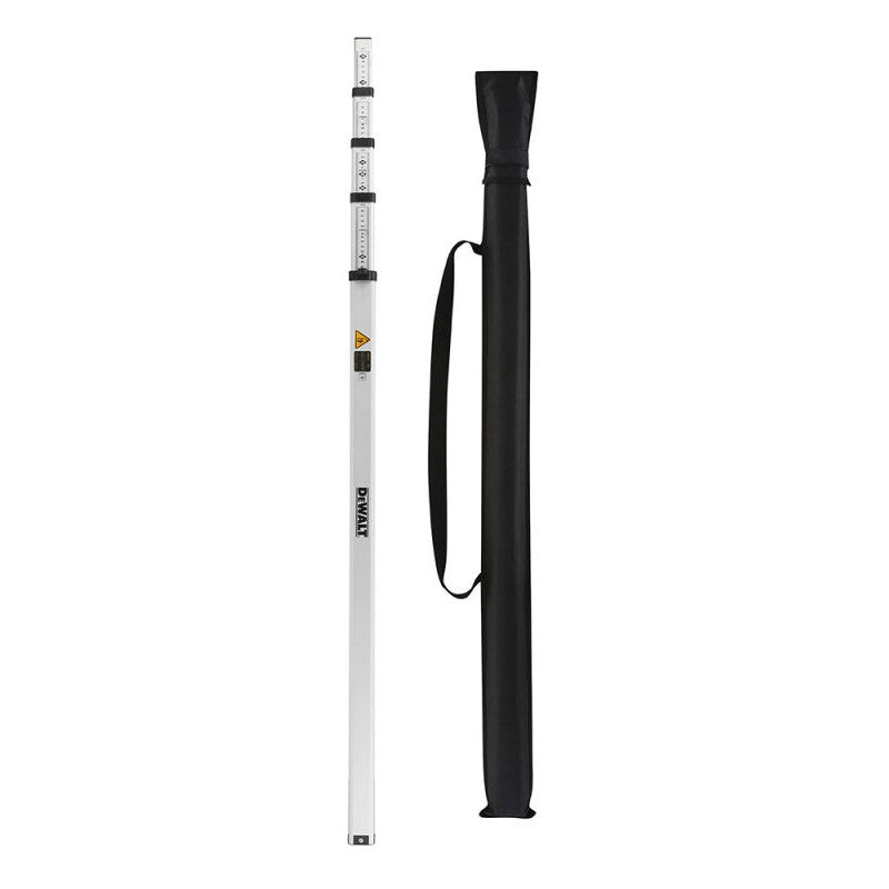 Mire graduée en aluminium Dewalt DE0734-XJ 1.2 - 4m pour instruments laser