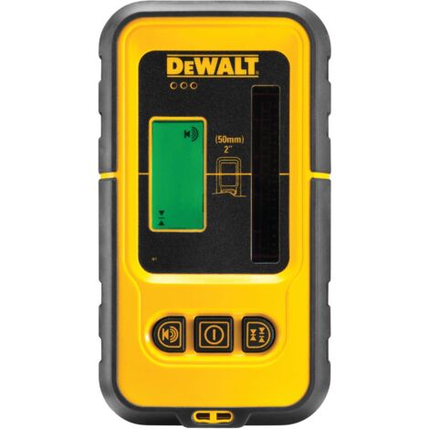 DEWALT DE0892 - Ricevitore/Rilevatore Laser, per DW088 e DW089, 50 metri portata, maneggevolezza, custodia resistant all'umidità e agli schizzi, display LCD