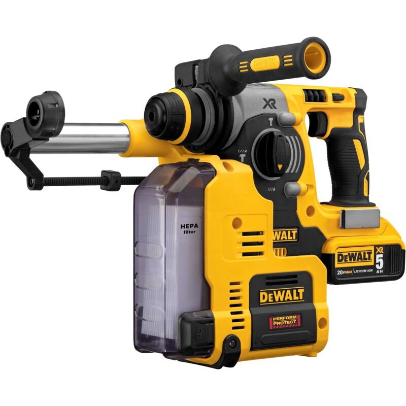 Dewalt - Système d'aspiration des poussières pour marteaux sans fil SDS-plus 18 volts DCH273 /DCH274